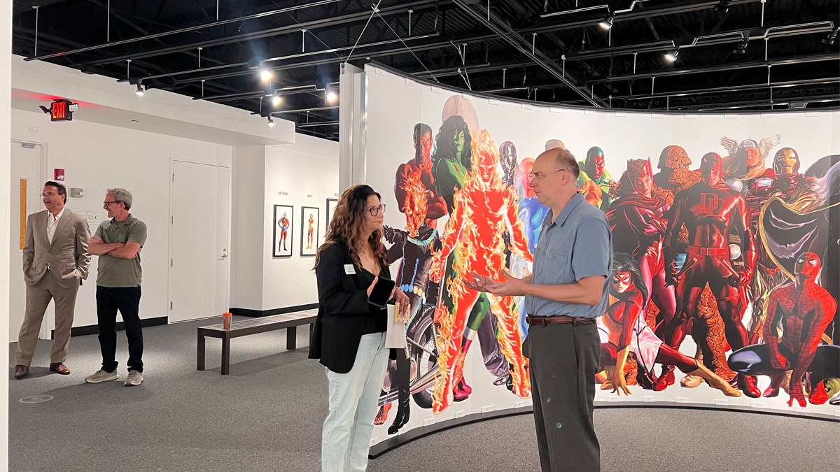 Alex Ross: Heroes & Villains Exhibit at the Dunn Museum